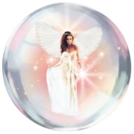 Ethereal angelic being