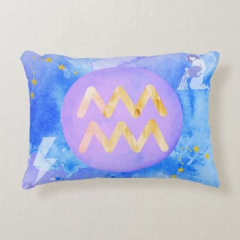 Aquarius Pillow