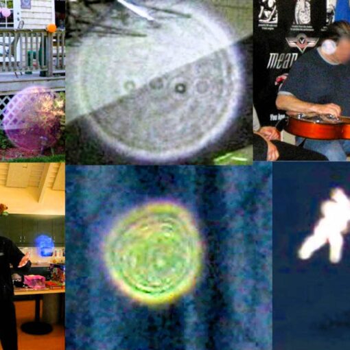 A collection of spirit orb photographs