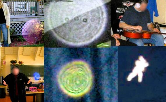 A collection of spirit orb photographs