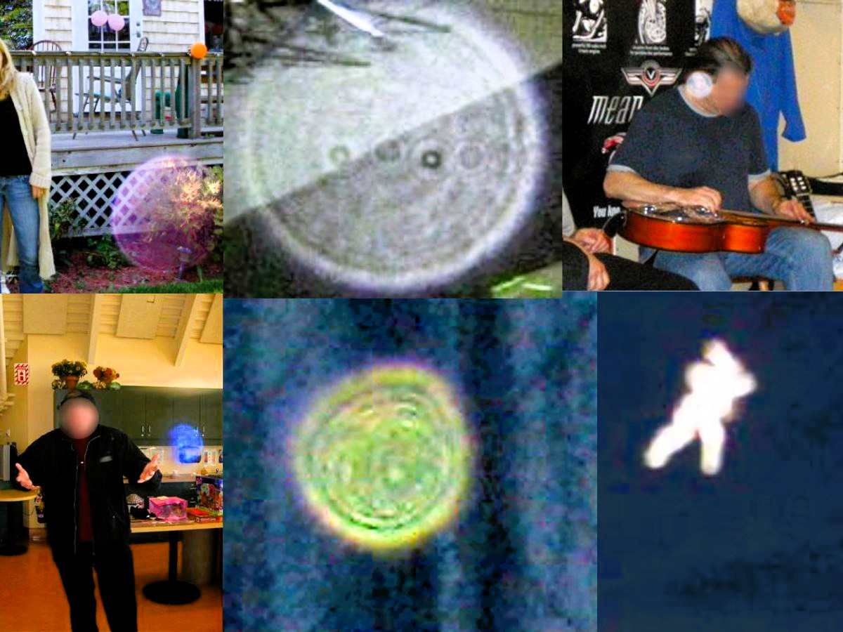 A collection of spirit orb photographs